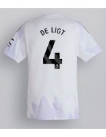 Manchester United Matthijs de Ligt #4 Bortedrakt 2025-26 Korte ermer